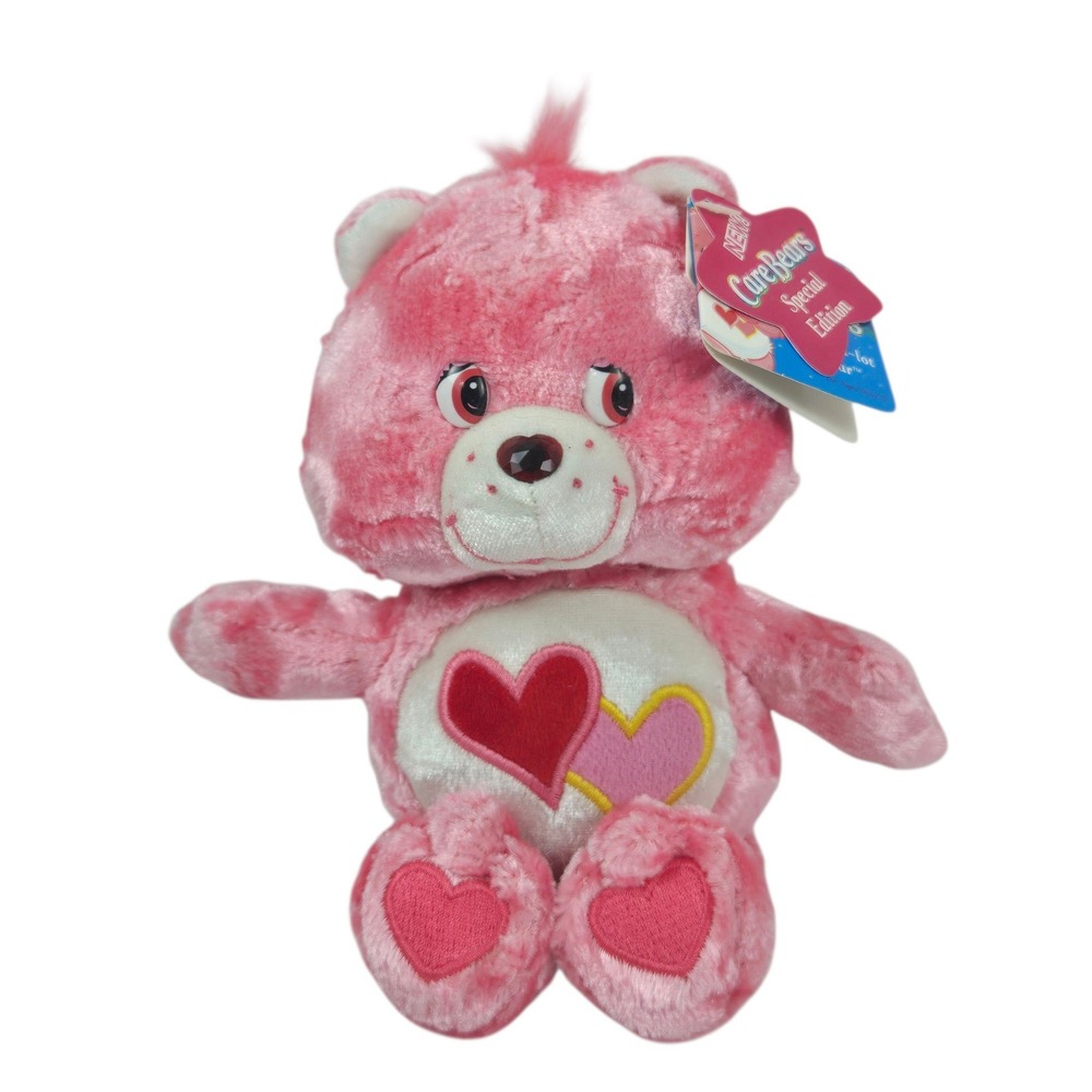 Vtg 2004 Care Bears Love-A-Lot Bear 8" Charmers Series 7 NWT MINT TRIPLE TAG